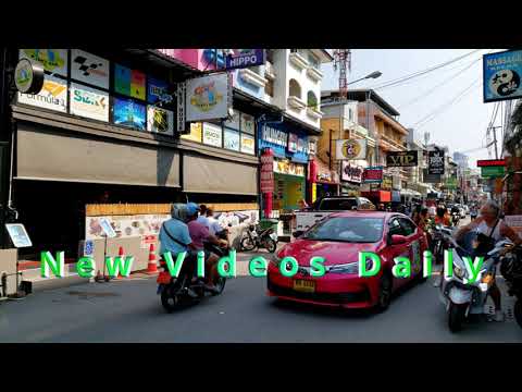 8K soi Buakhao & soi Honey Epic Nightlife District Pattaya Thailand 2023