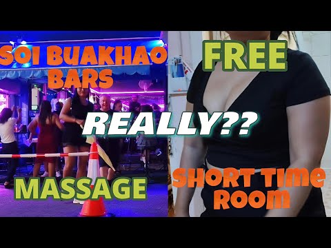 Bars and Short time Room in Soi Buakhao || Pattaya || Thailand #pattaya #thailand [August 24]
