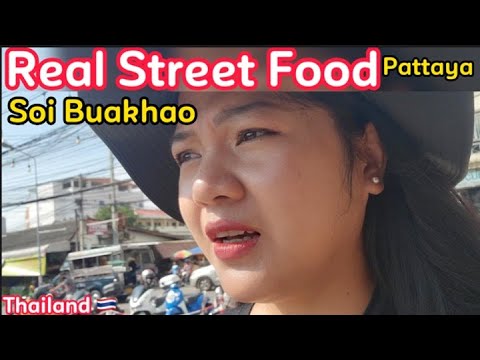 Daytime Thai Street Food in Pattaya | Soi buakhao Pattaya 2023