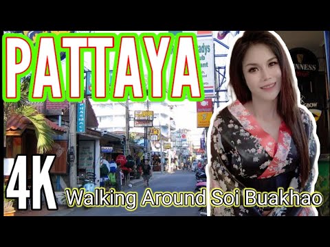 🔴 PATTAYA Walking Through  Soi Buakao/around Tree Town/Soi Honey/ Soi Lengkee and More Thailand 2022