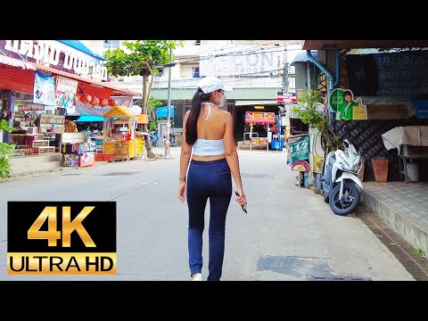 Pattaya 4K Walk Soi Honey, Soi Bua Khao, Pattaya Tai, Sunday Evening. 12.Sep.