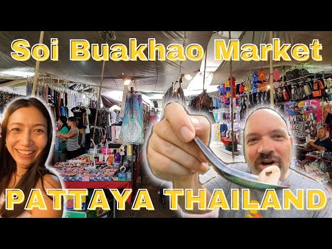 Pattaya Soi Buakhao Market Thailand | LET'S GO