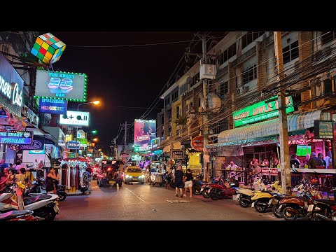 Soi Buakhao nightlife, Pattaya, Thailand (2024) (4K) Pattaya nightlife