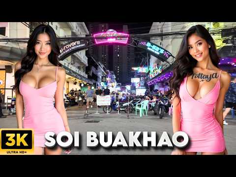 BEAUTIFUL LADIES and AMAZING Nightlife at PATTAYA Soi Buakhao – 2025 October Thailand Walking Tour!