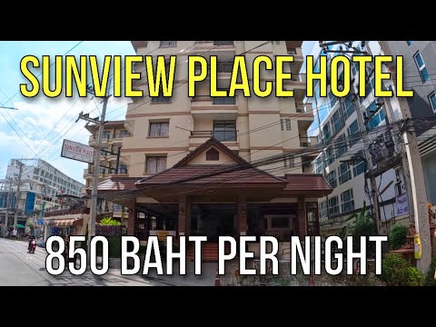 GREAT VALUE SOI BUAKHAO HOTEL ROOM 850 BAHT PER NIGHT REVIEW PATTAYA – SUNVIEW PLACE