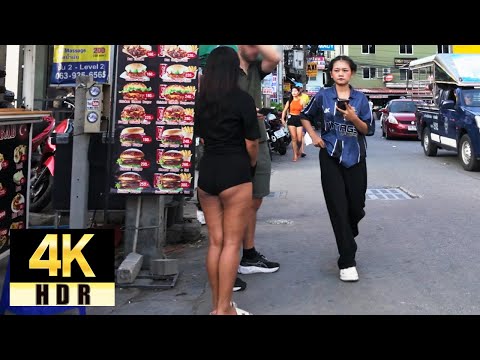 Pattaya 4K Walk Soi BuaKhao, Back Alley. Backstreets are also fascinating! Thailand 2025.