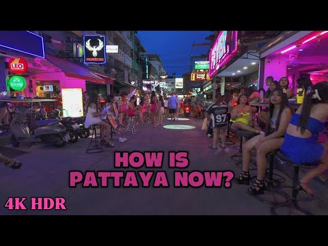 Pattaya Nightlife 2025 🇹🇭 Soi Buakhao & Beach Road: Thailand 4K Walk