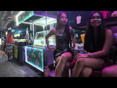 Pattaya Soi Buakhao, Tree Town Nightlife, Thailand 4K 30FPS