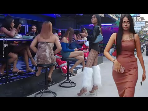 Pattaya,Soi Buakhao,Soi Chaiyapon,Soi Lengkee, Thailand April 2025