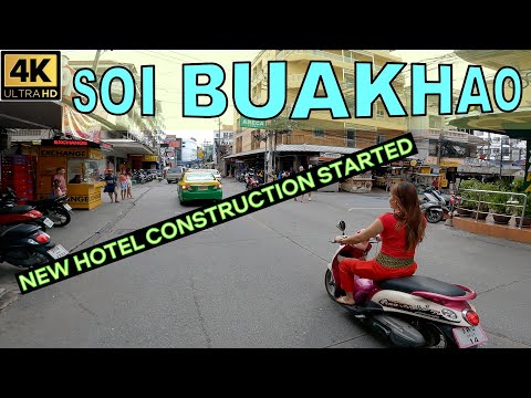 Soi Buakhao drive – there is a new hotel construction started – 2025 Pattaya Thailand