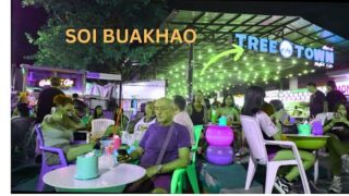 Soi Buakhao Pattaya | Evening Night Walk & Busy Street Views